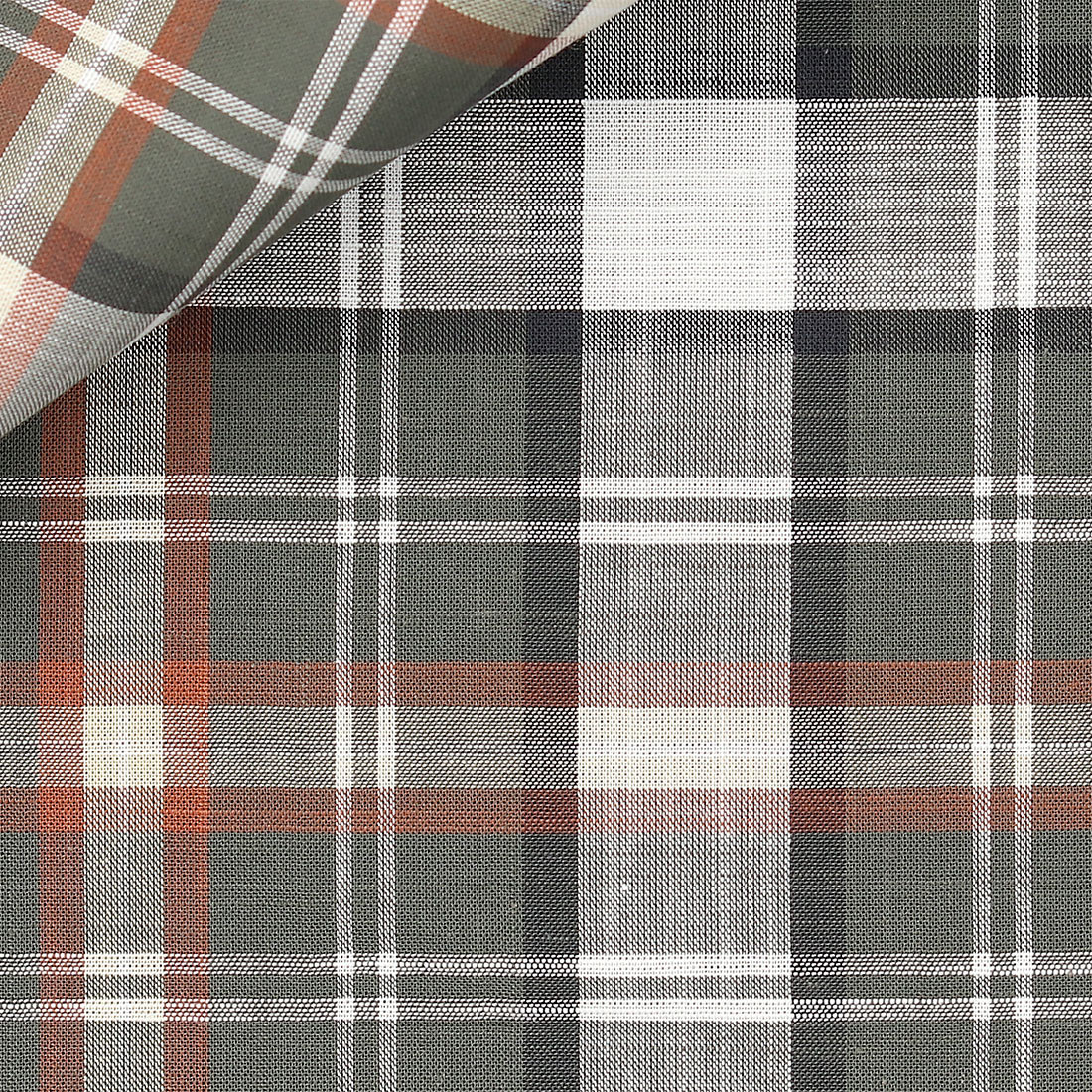 Chambray Carreaux Gris