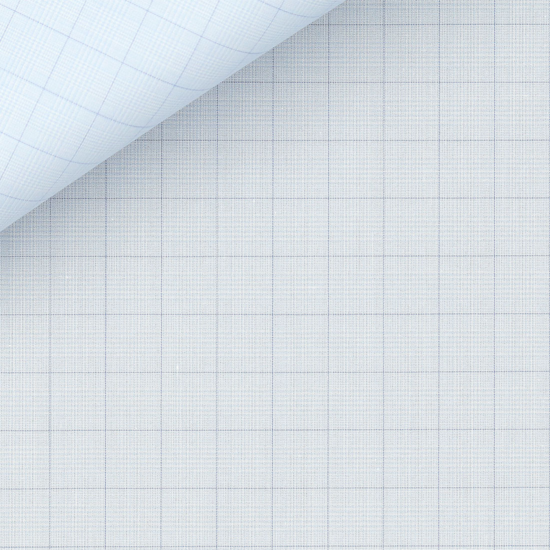 Popeline Carreaux Bleu