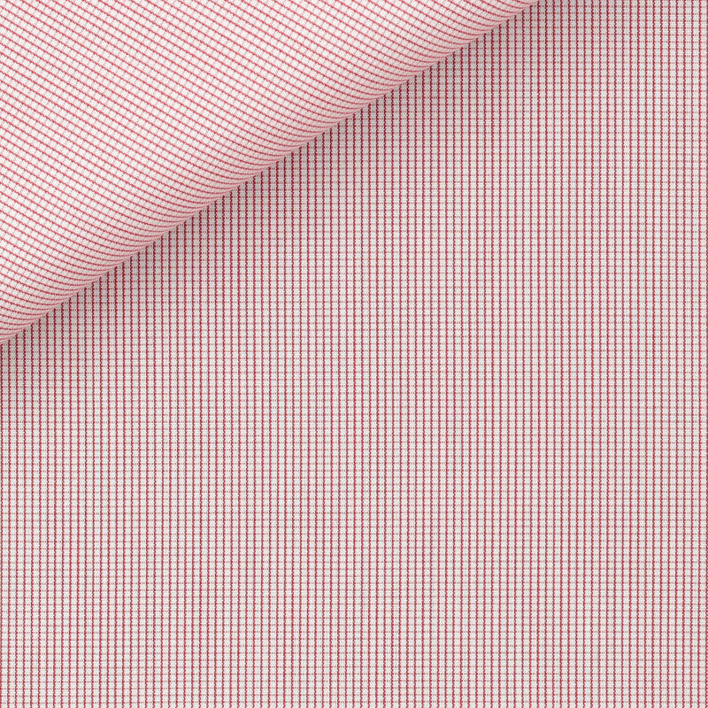 Popeline Carreaux Rouge