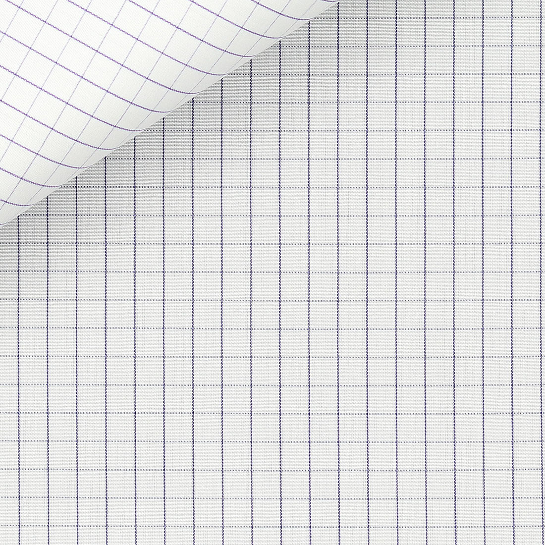 Popeline Carreaux Bleu