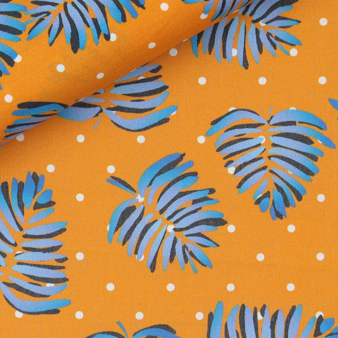 Mousseline Motif Jaune