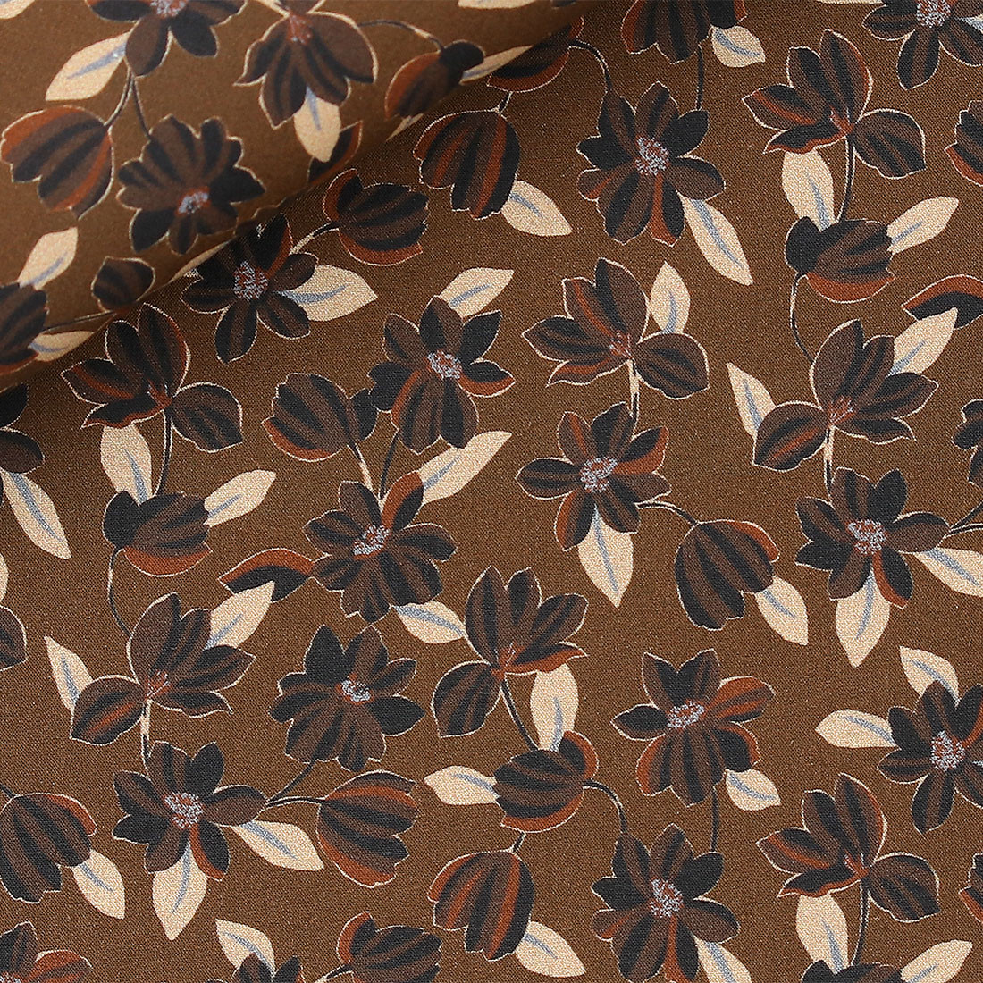 Twill Motif Marron