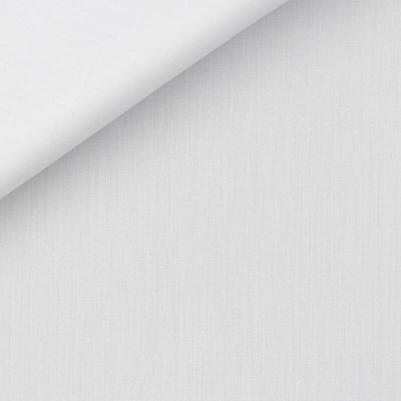 Popeline Rayé Blanc