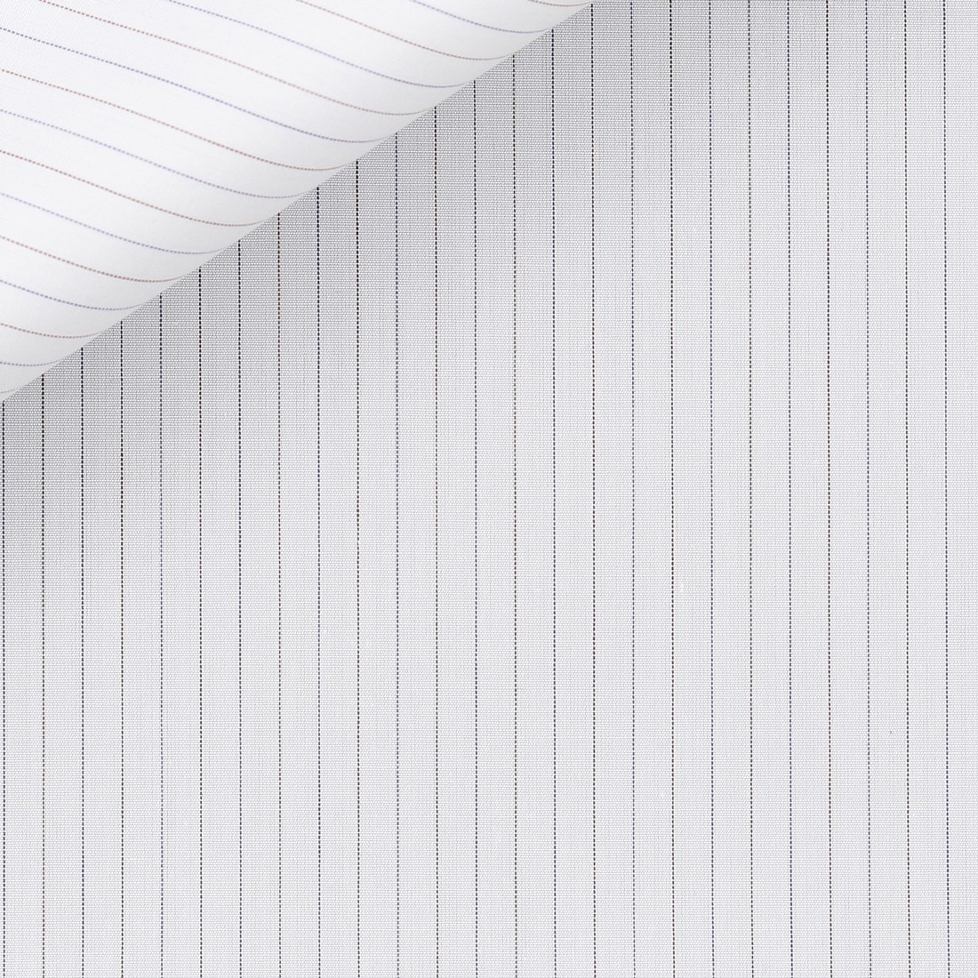 Popeline Rayé Marron