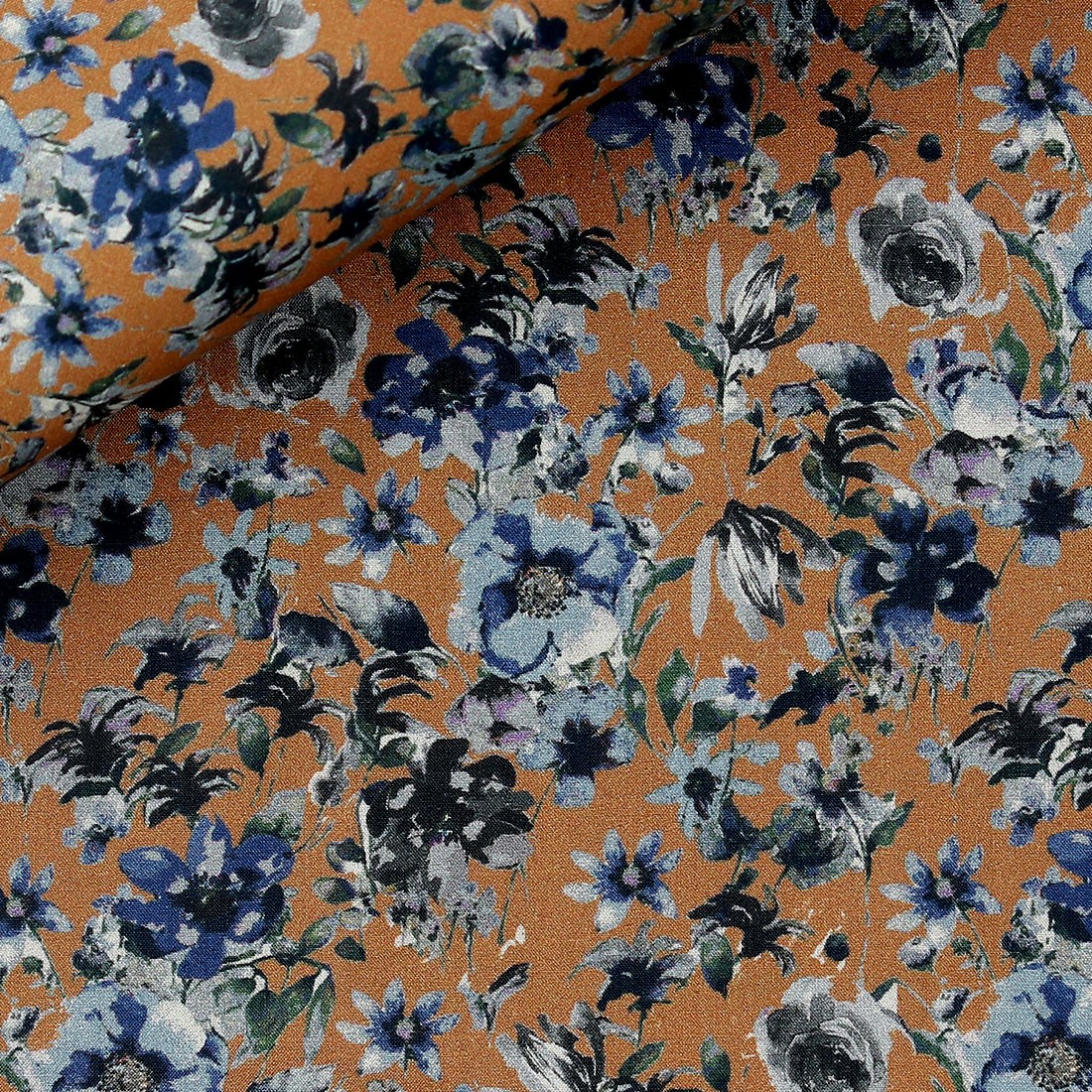 Popeline Motif Jaune