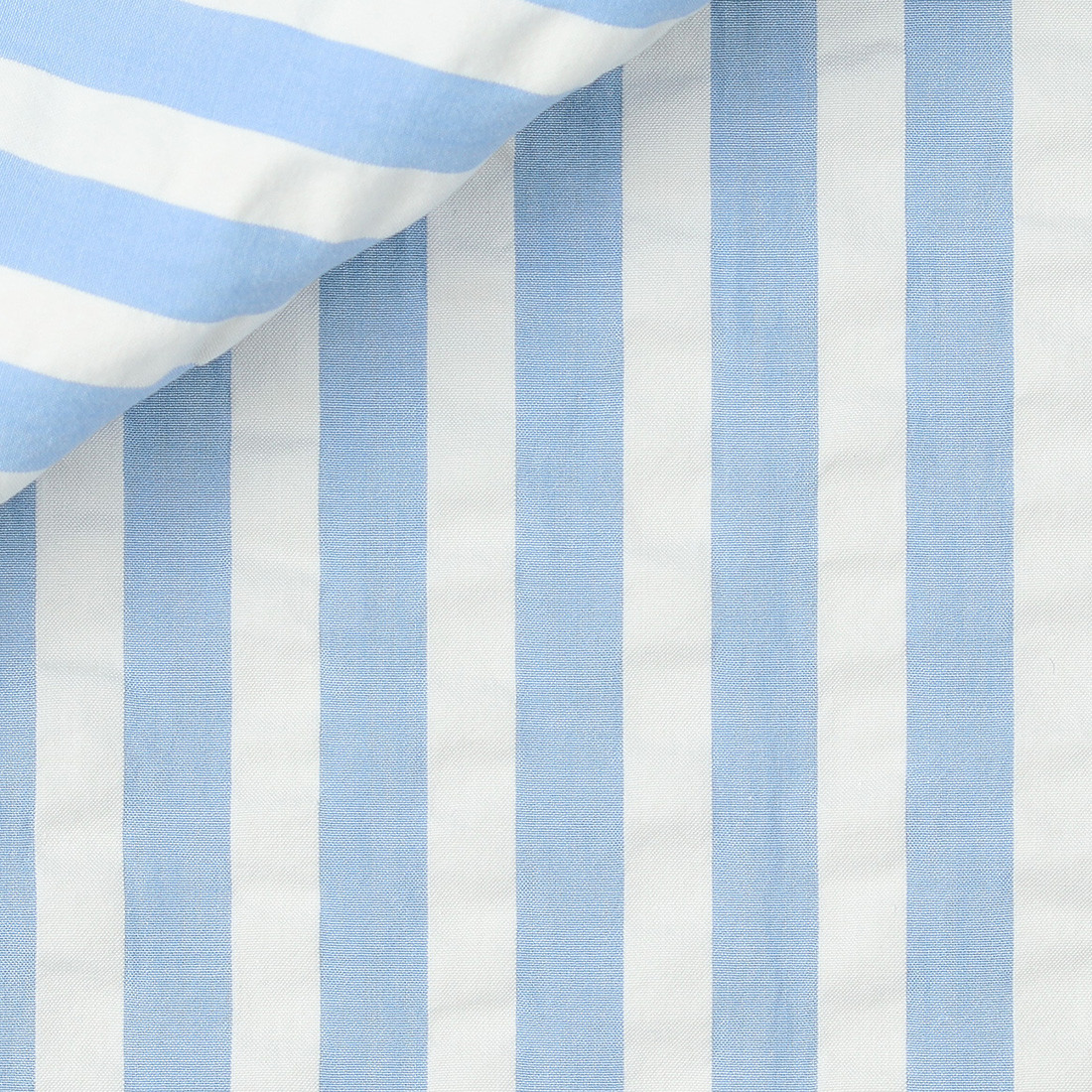 Seersucker Rayé Bleu