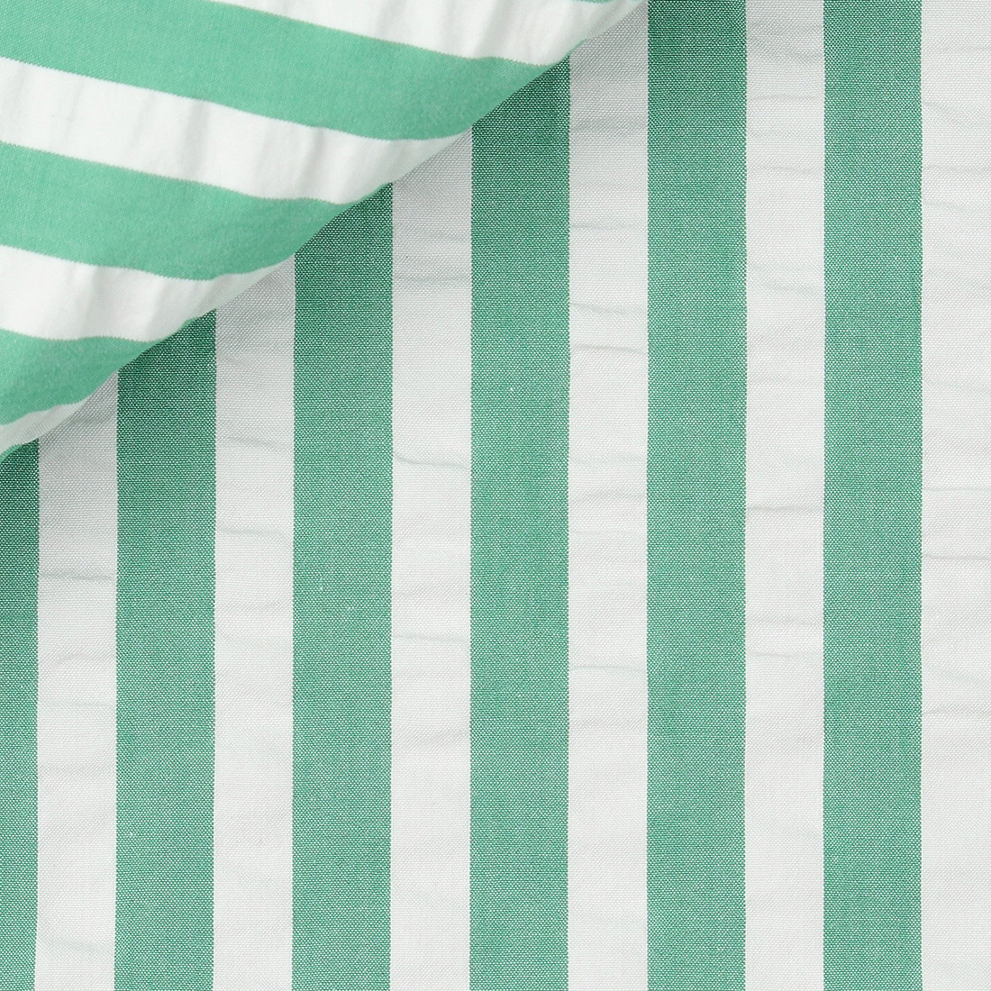 Seersucker Rayé Vert