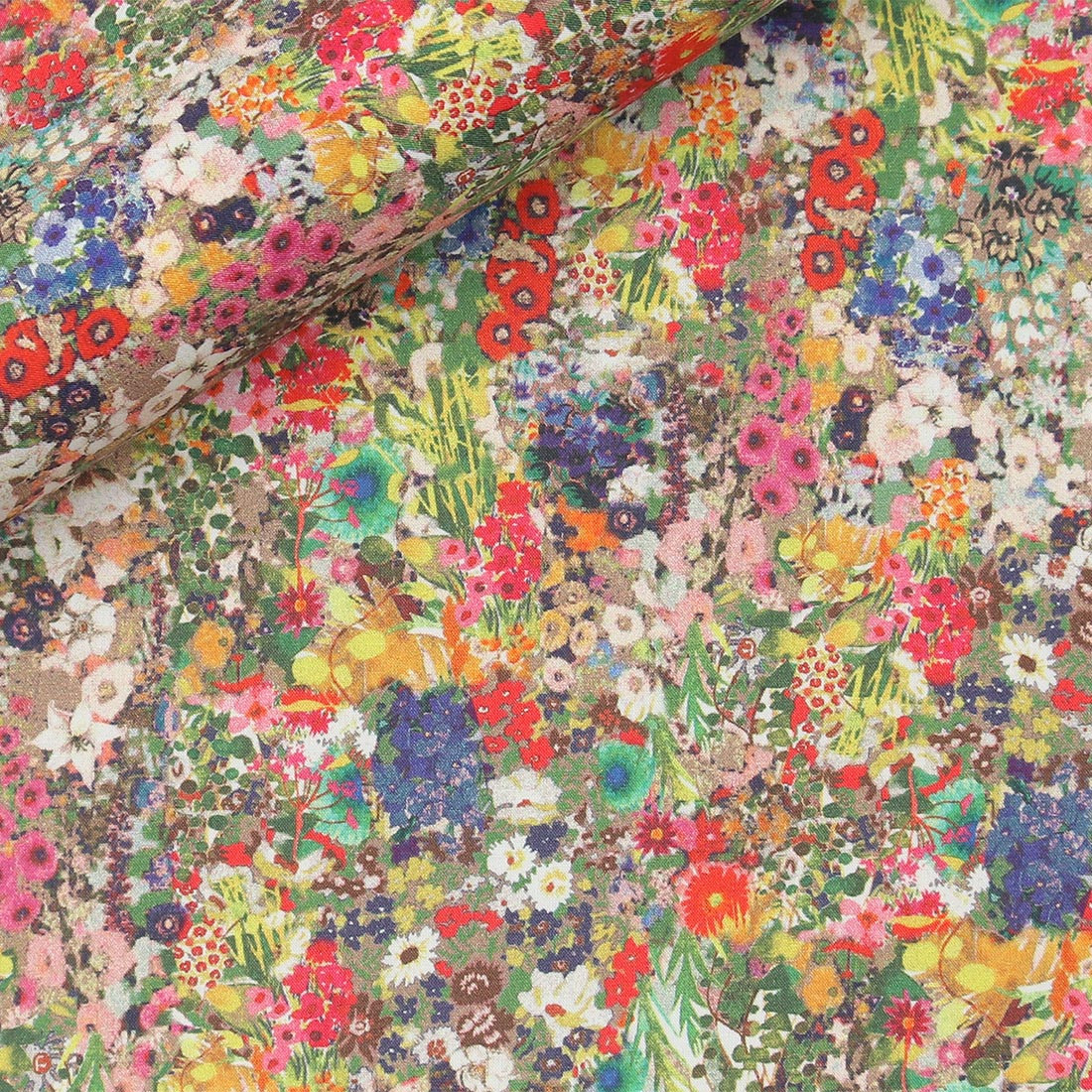 Popeline Motif Jaune