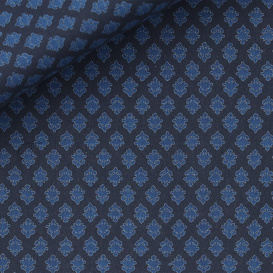 Twill Motif Bleu