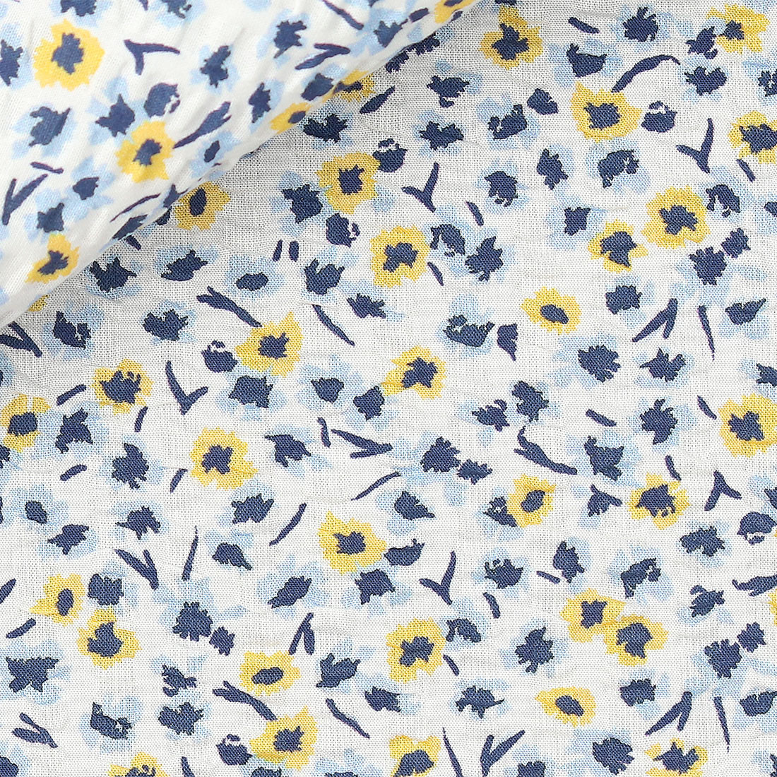 Seersucker Motif Jaune