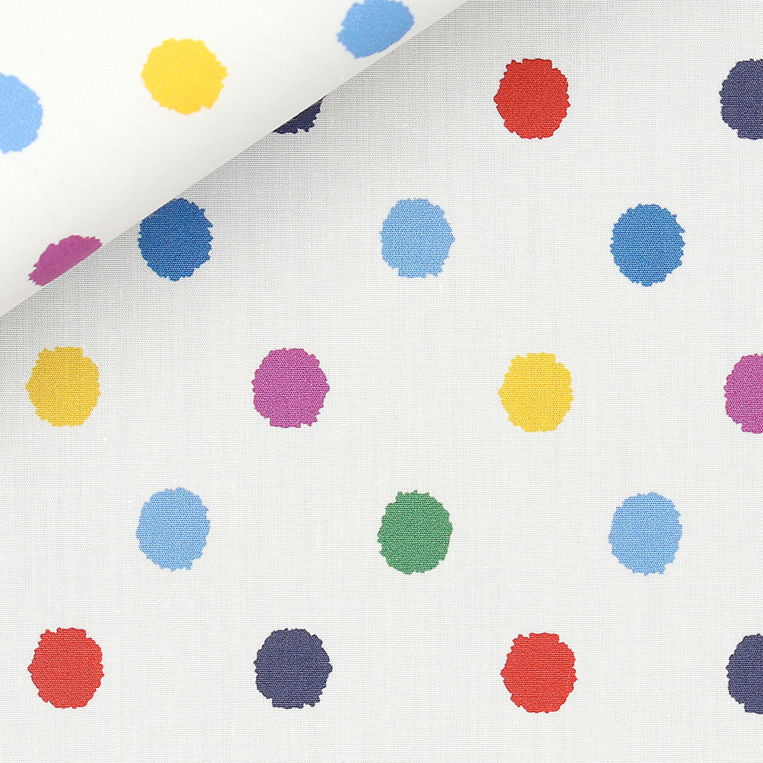 Popeline Motif Orange