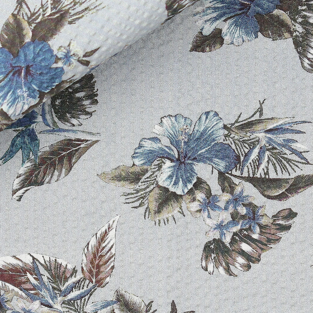 Seersucker Motif Marron