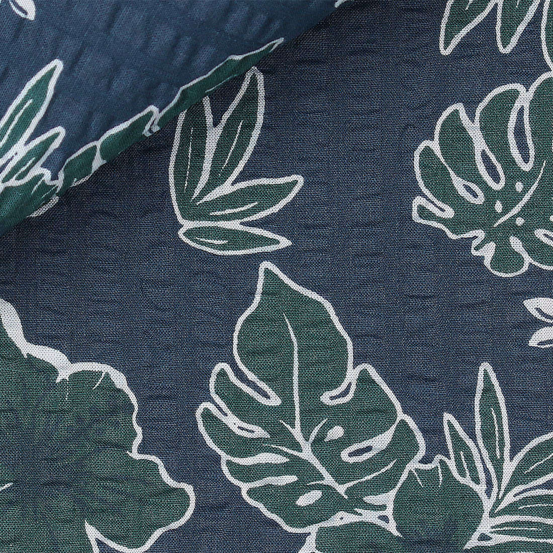 Seersucker Motif Vert