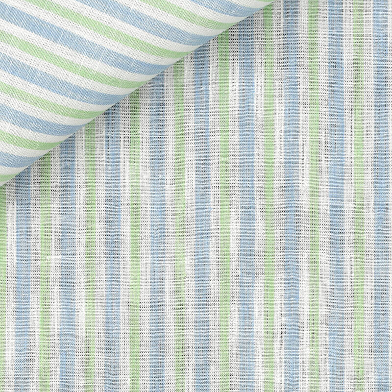 Zéphir Rayé Bleu Vert