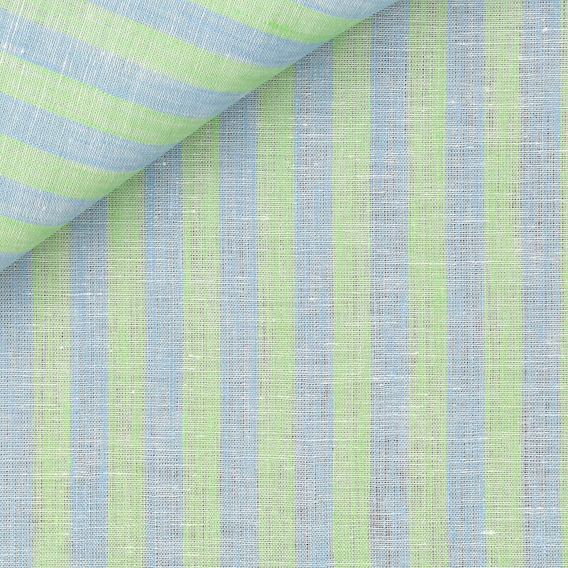 Zéphir Rayé Bleu Vert