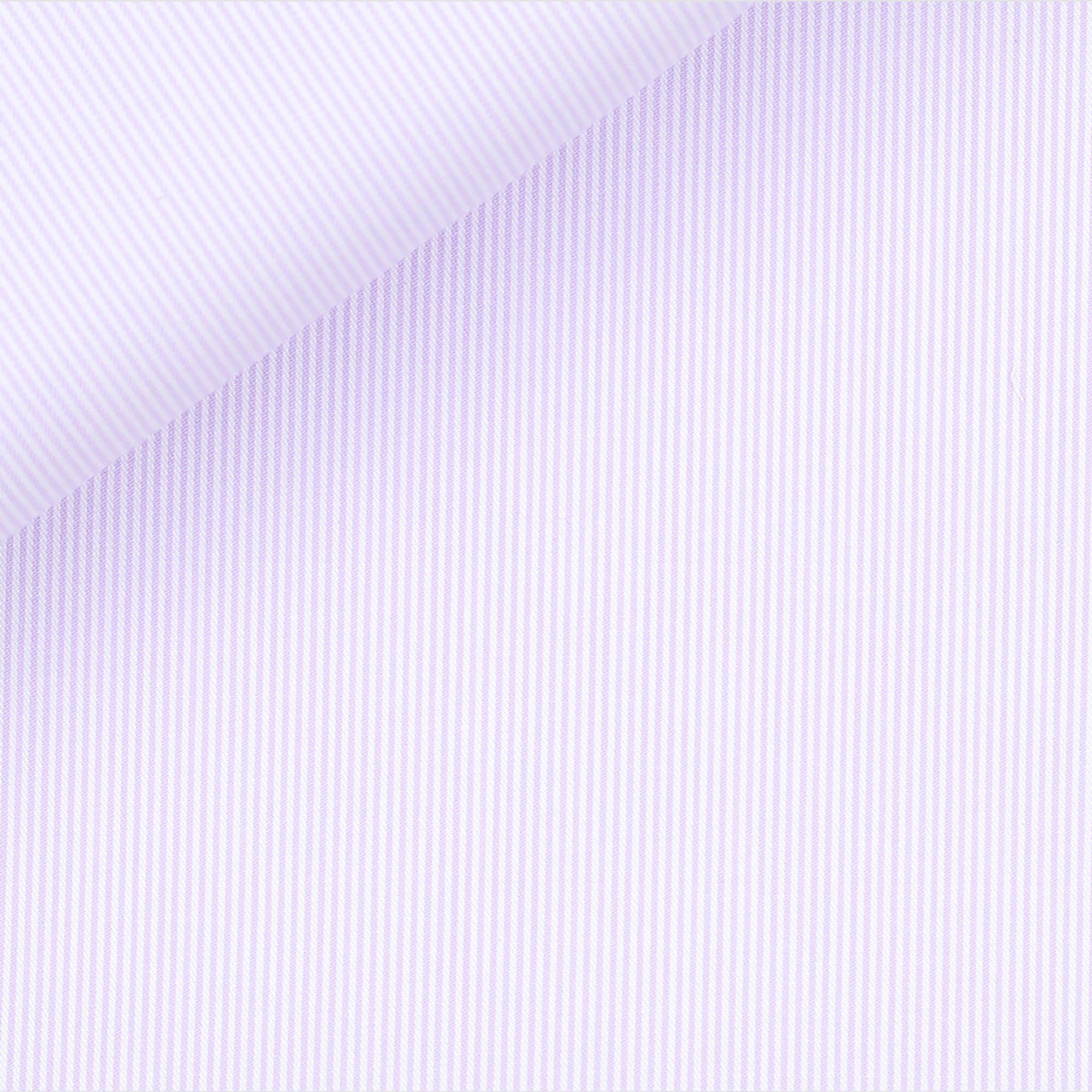 Twill Rayé Violet