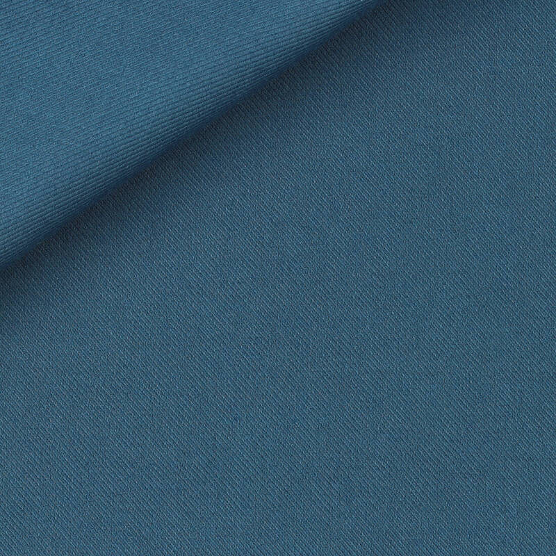Twill Cachemire Uni Bleu