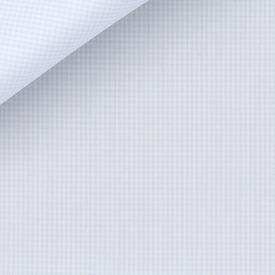 Popeline Carreaux Bleu