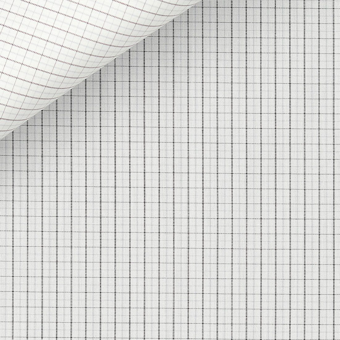 Popeline Carreaux Gris