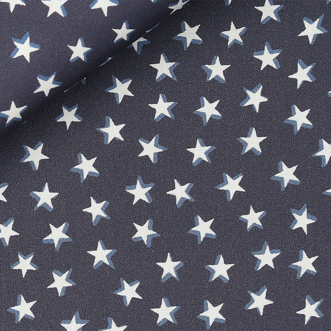 Mousseline Motif Bleu