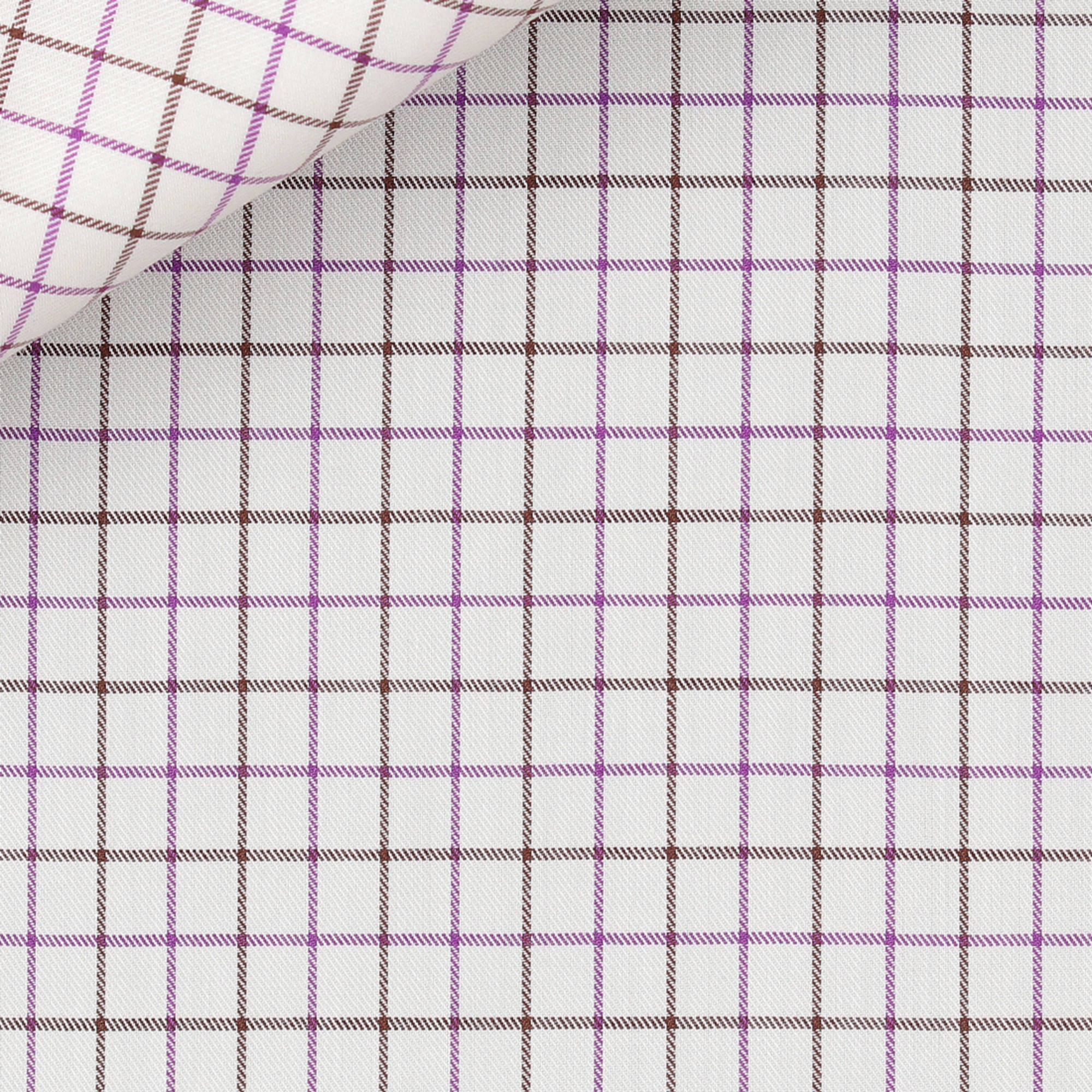 Twill Carreaux Violet