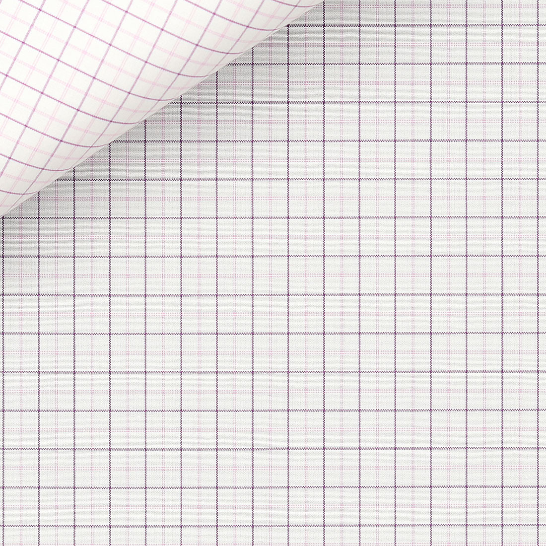 Popeline Carreaux Violet