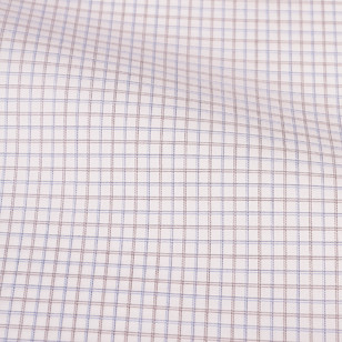 Twill Carreaux Marron