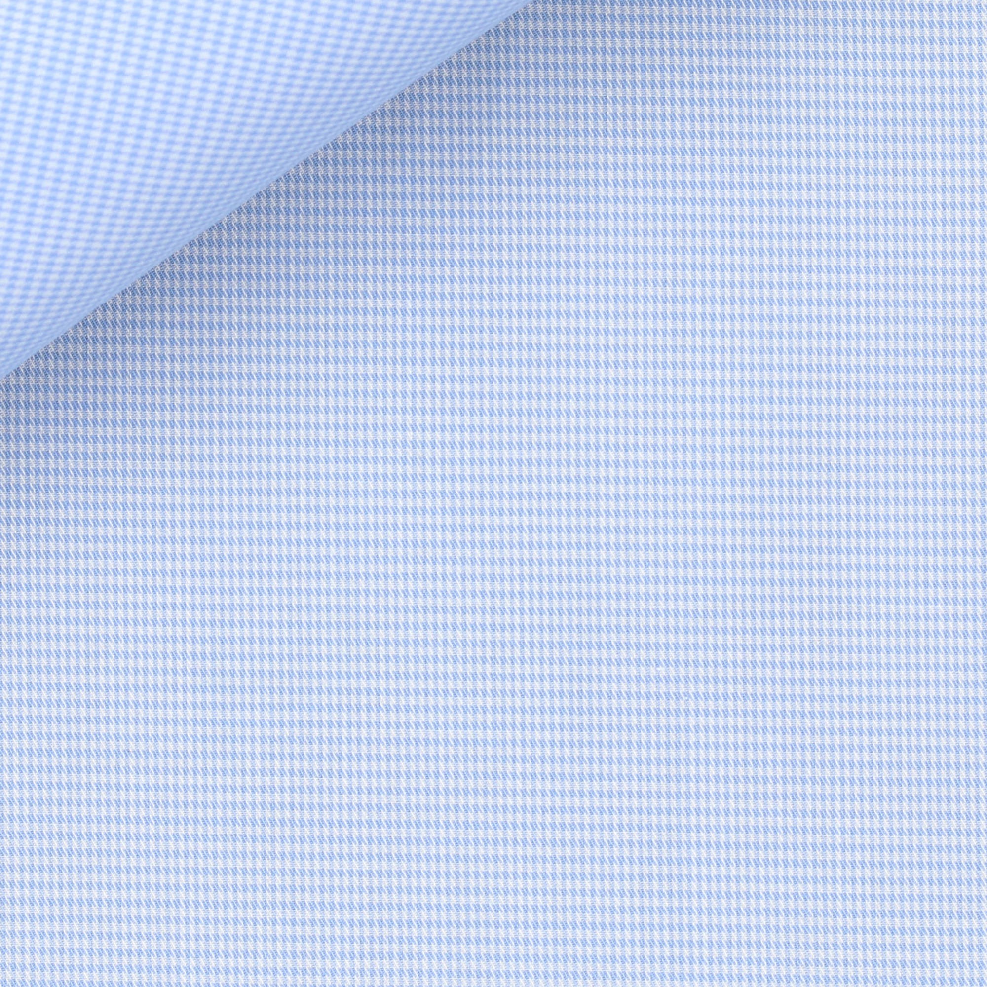 Oxford Carreaux Bleu (repassage facile) 