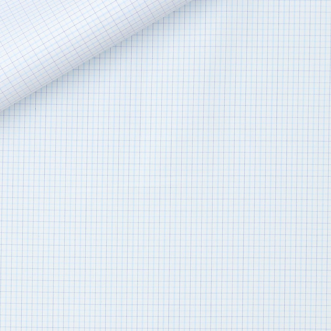 Popeline Carreaux Bleu