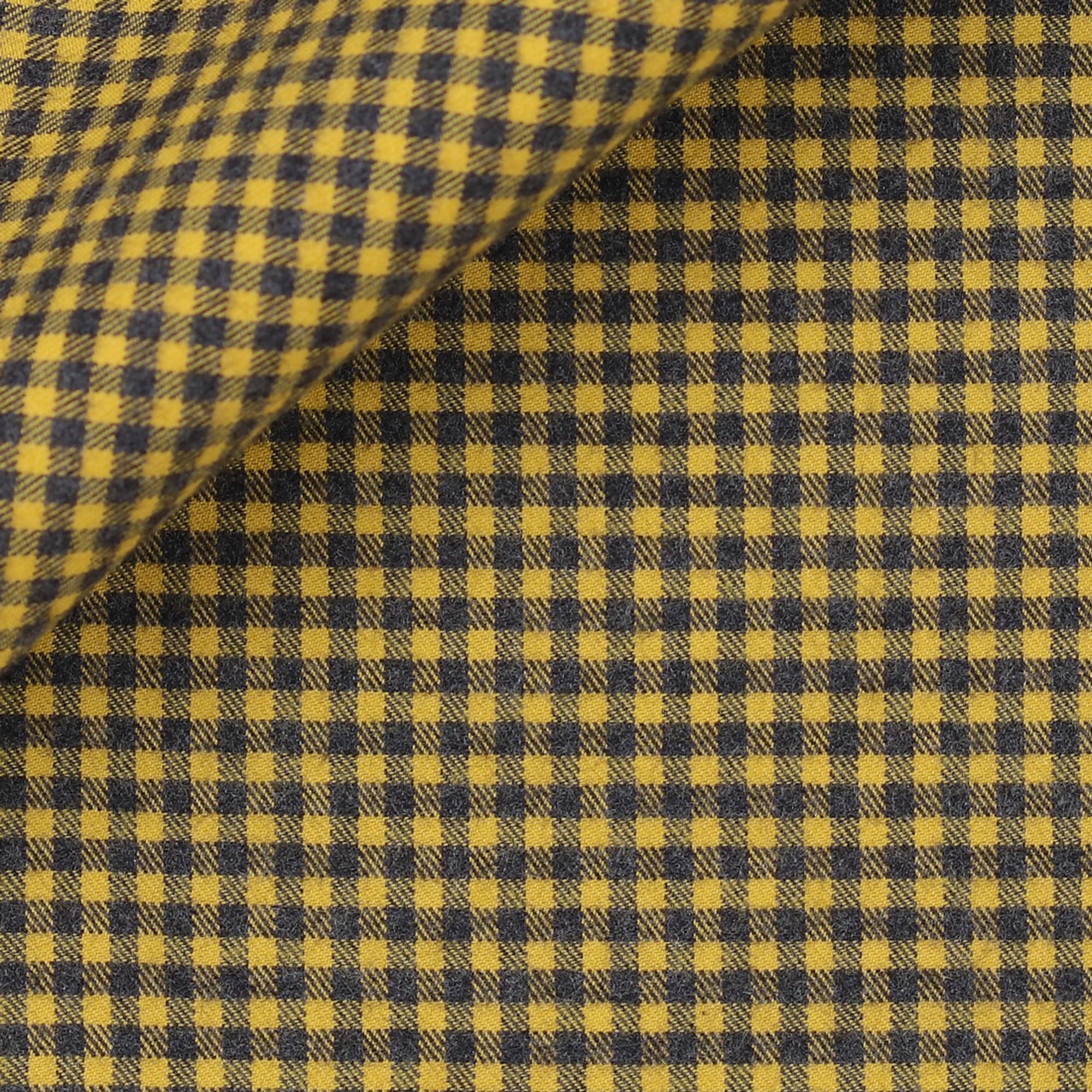 Flanelle Carreaux Jaune