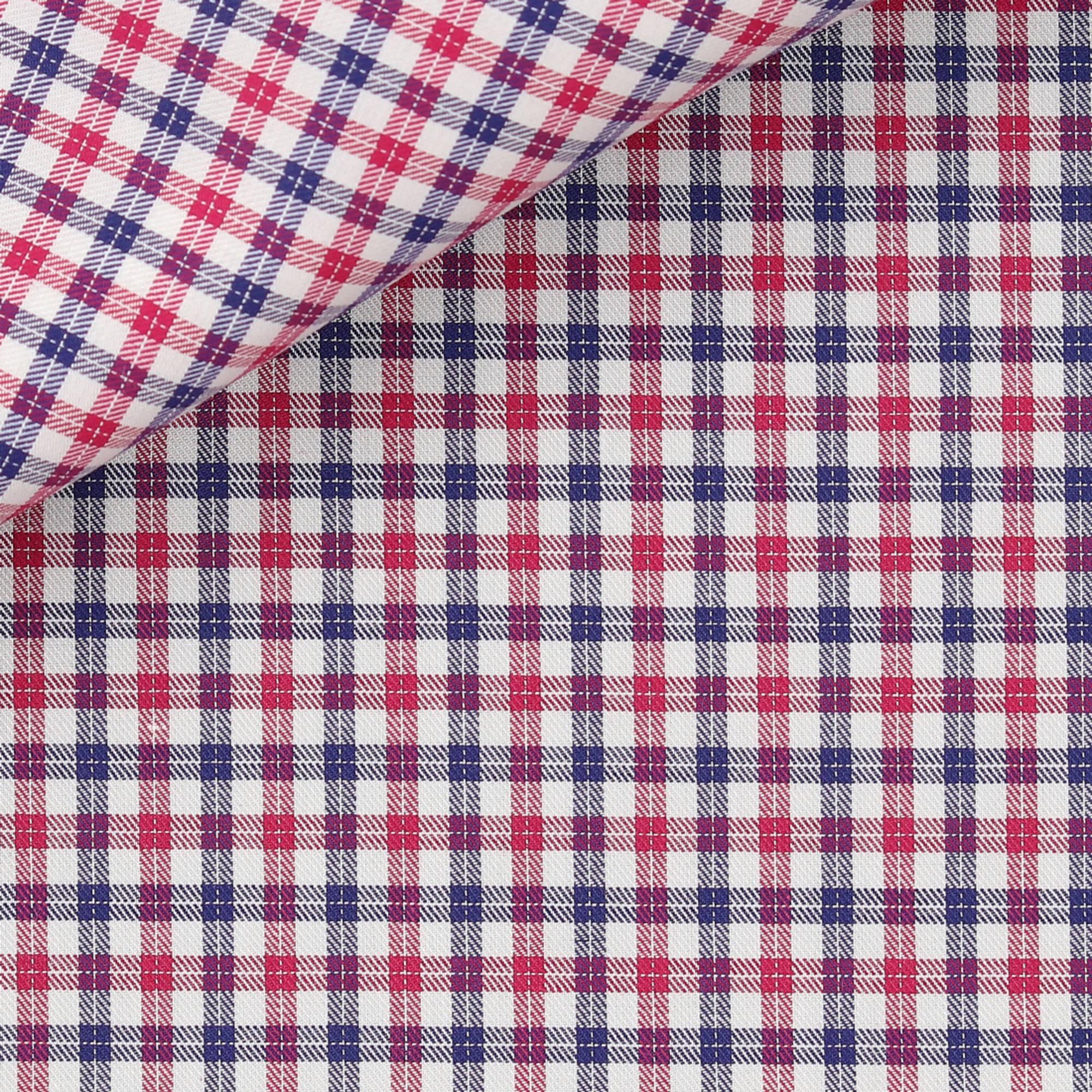 Twill Carreaux Rouge