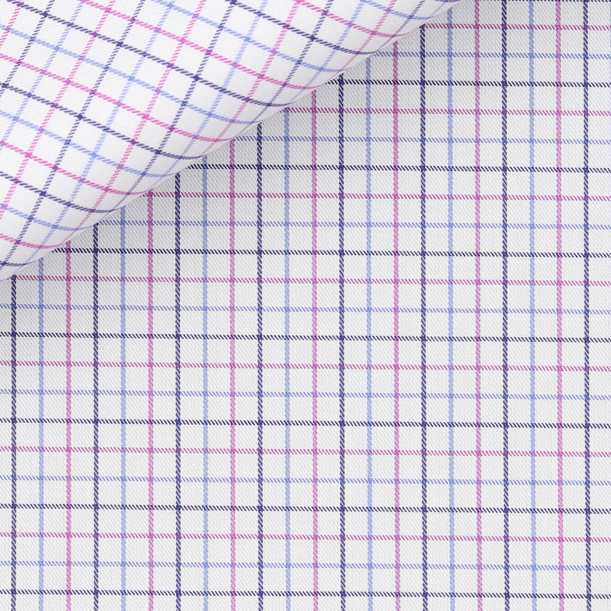 Twill Carreaux Violet