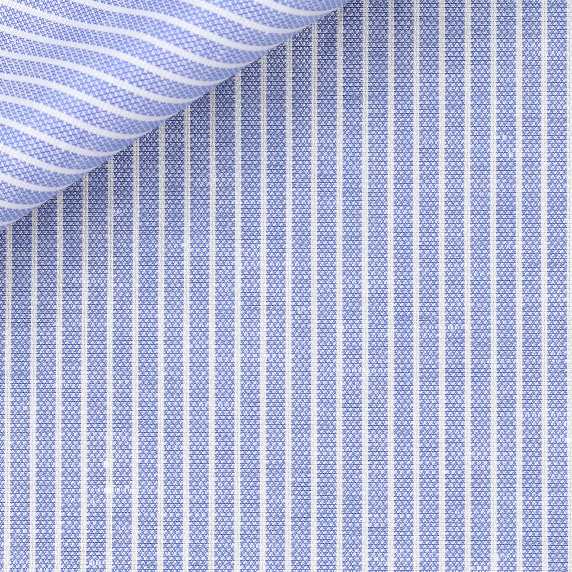 Oxford Rayé Bleu