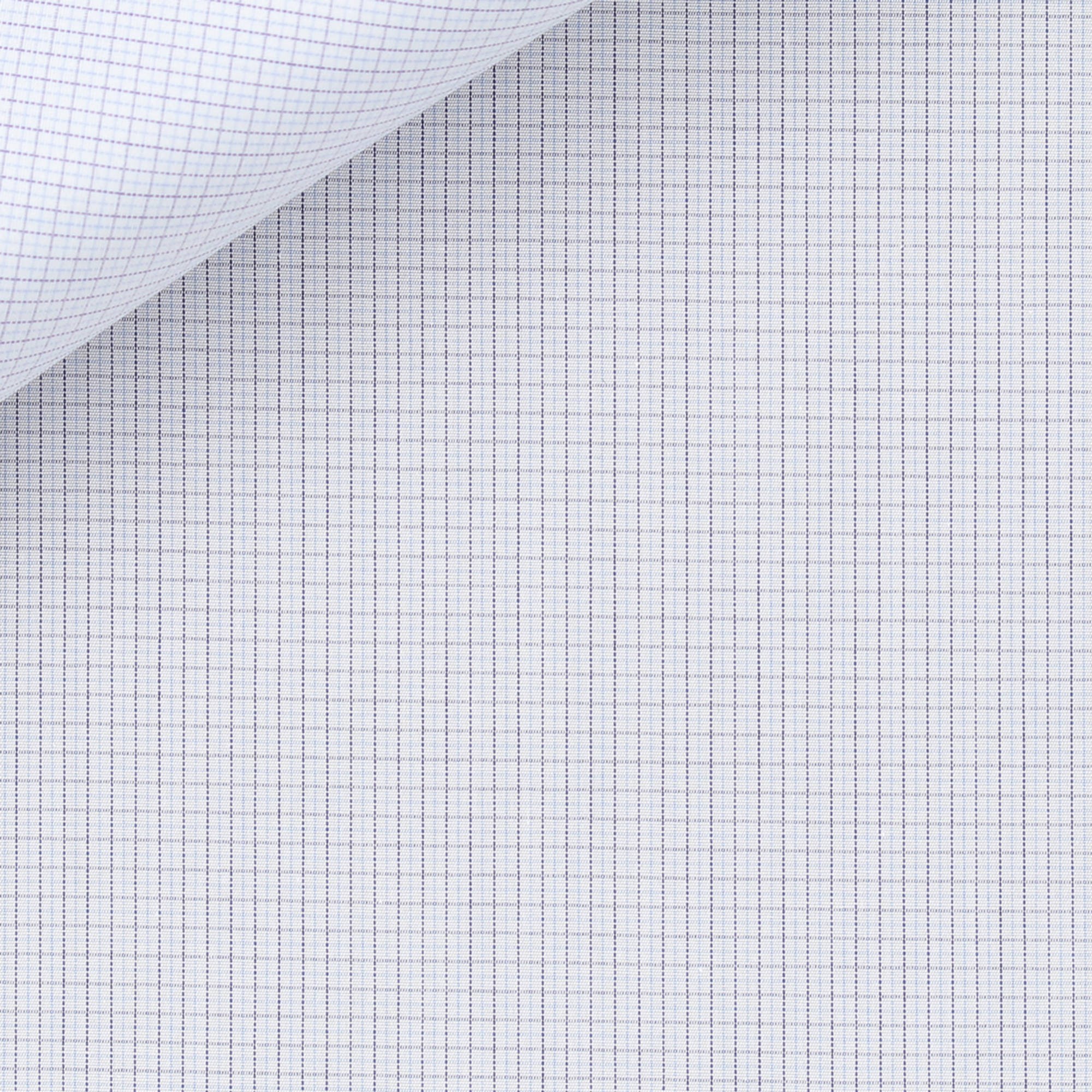 Popeline Carreaux Bleu