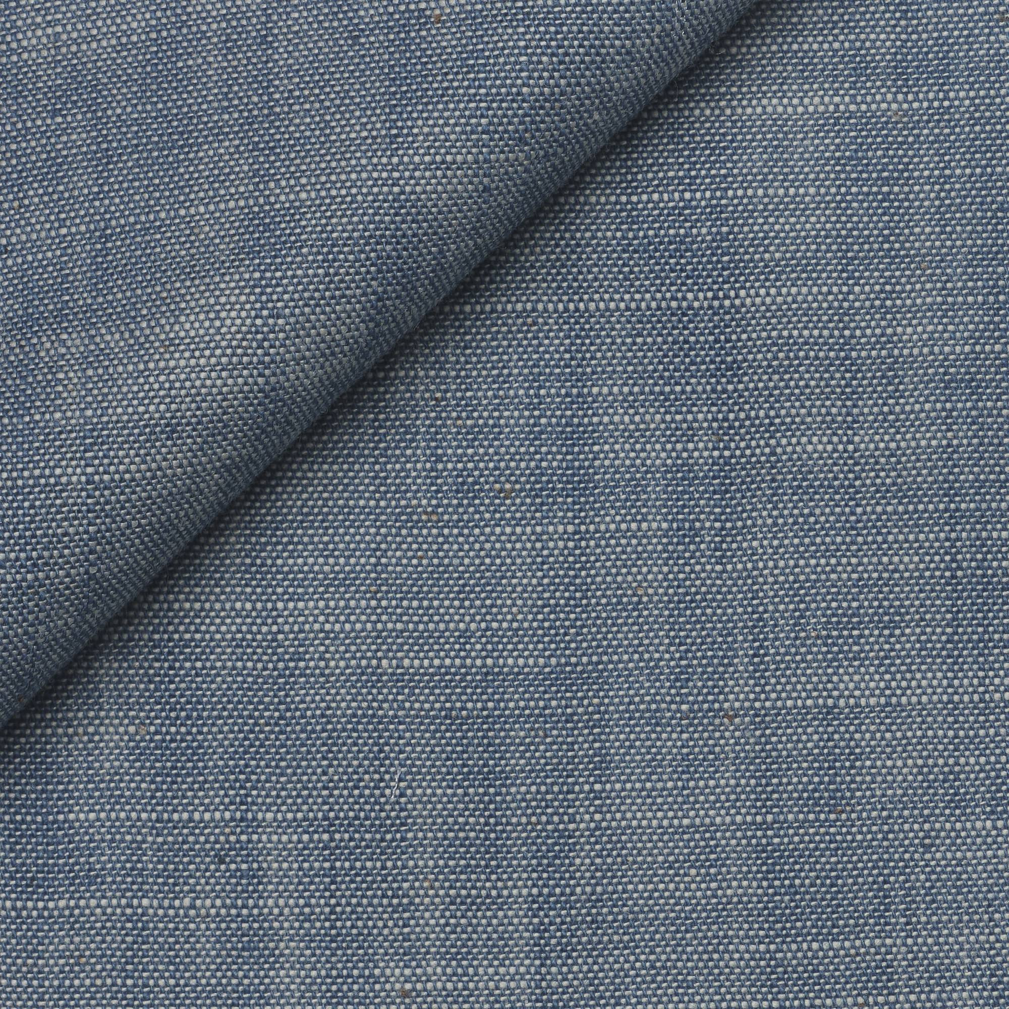 Chambray Uni Bleu