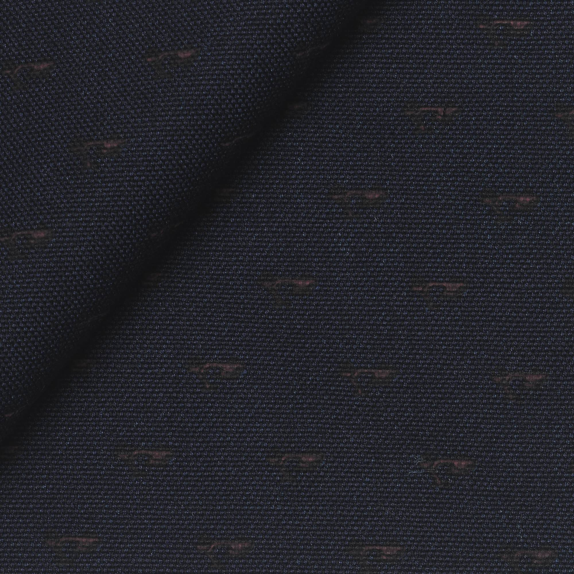 Oxford Motif Bleu Marron