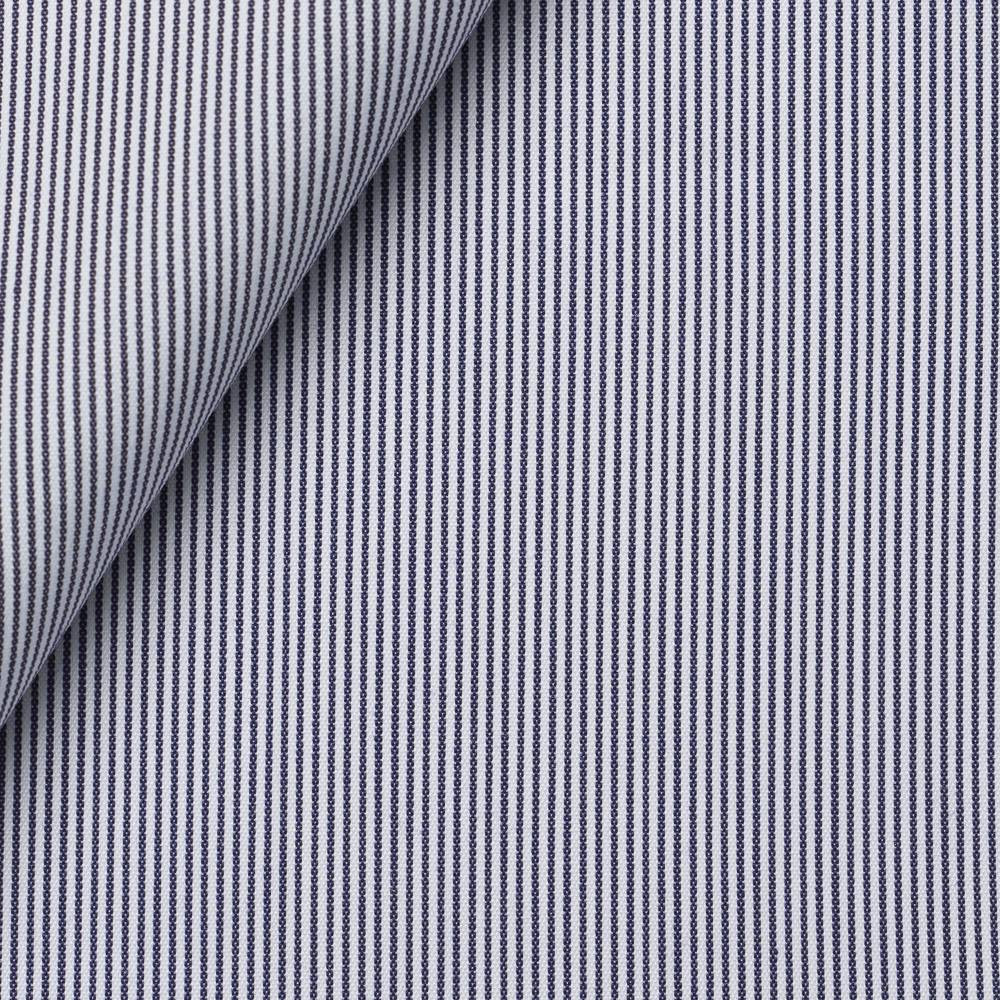 Twill Rayé Bleu