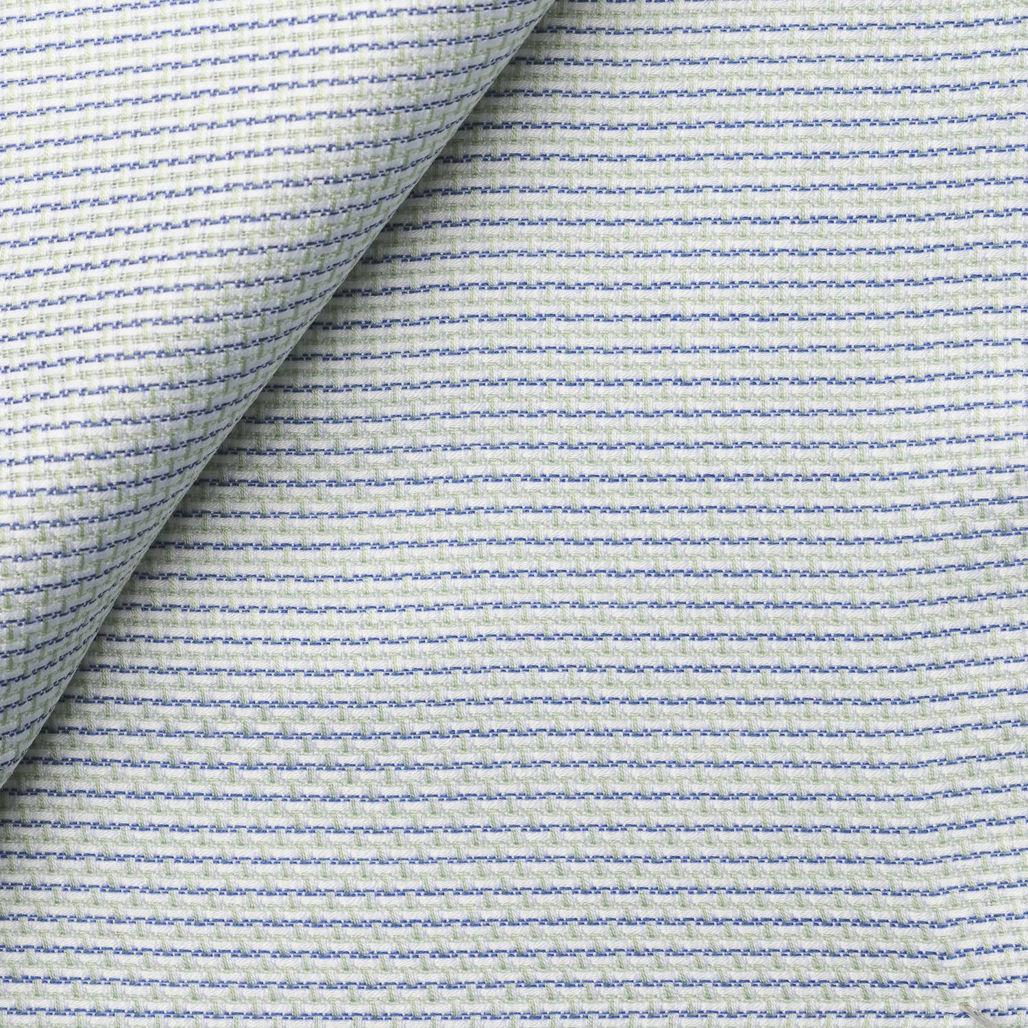 Mixte Rayé Bleu Vert