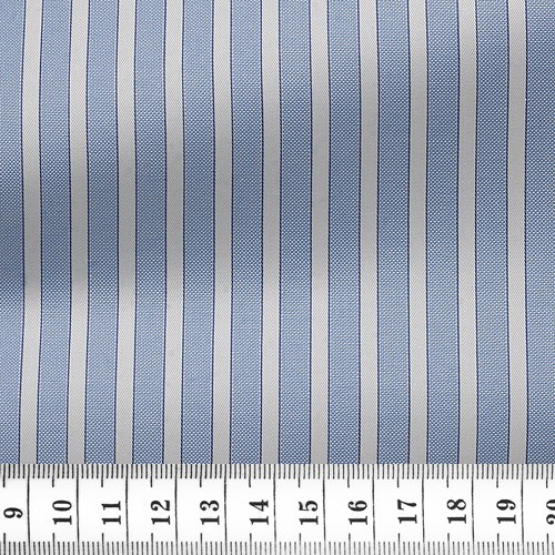 Oxford Rayé Bleu Blanc