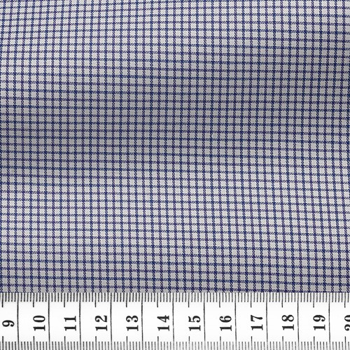Twill Carreaux Bleu Violet
