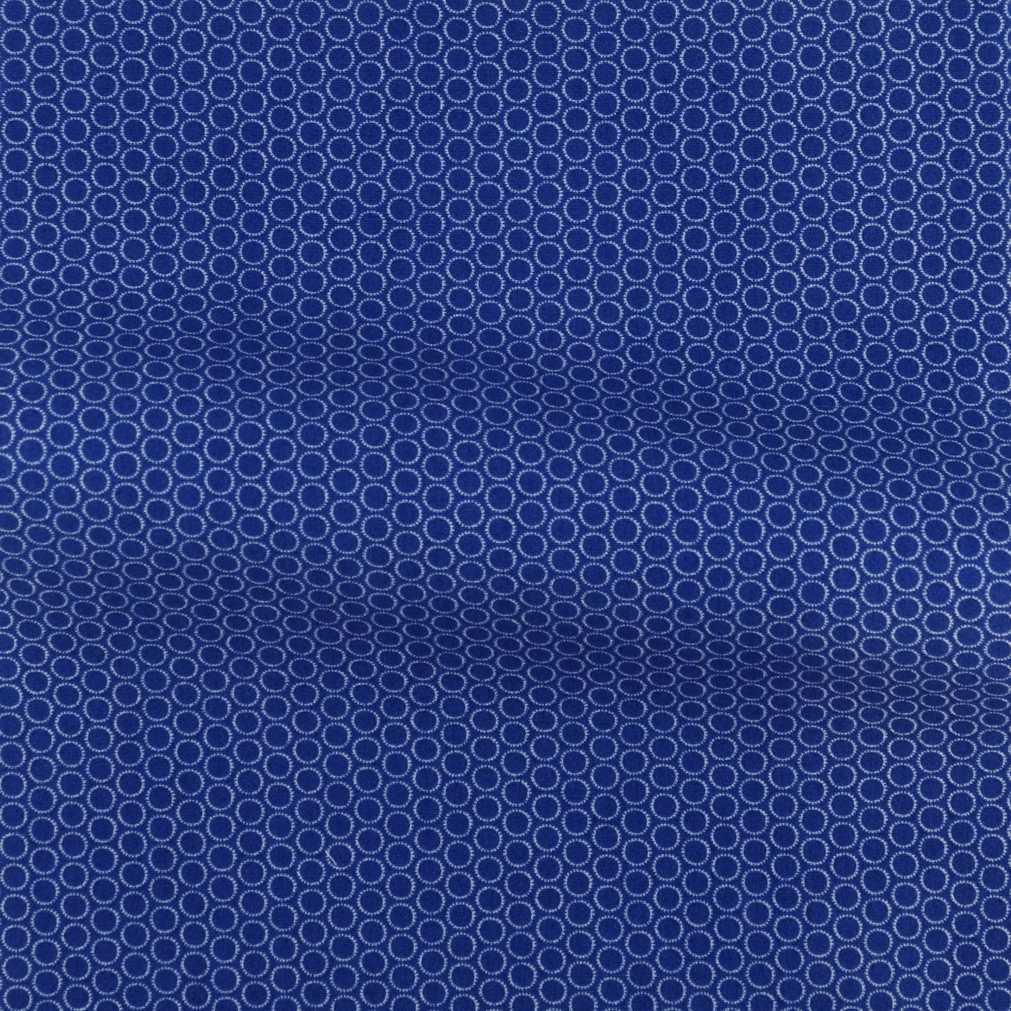 Popeline Motif Bleu