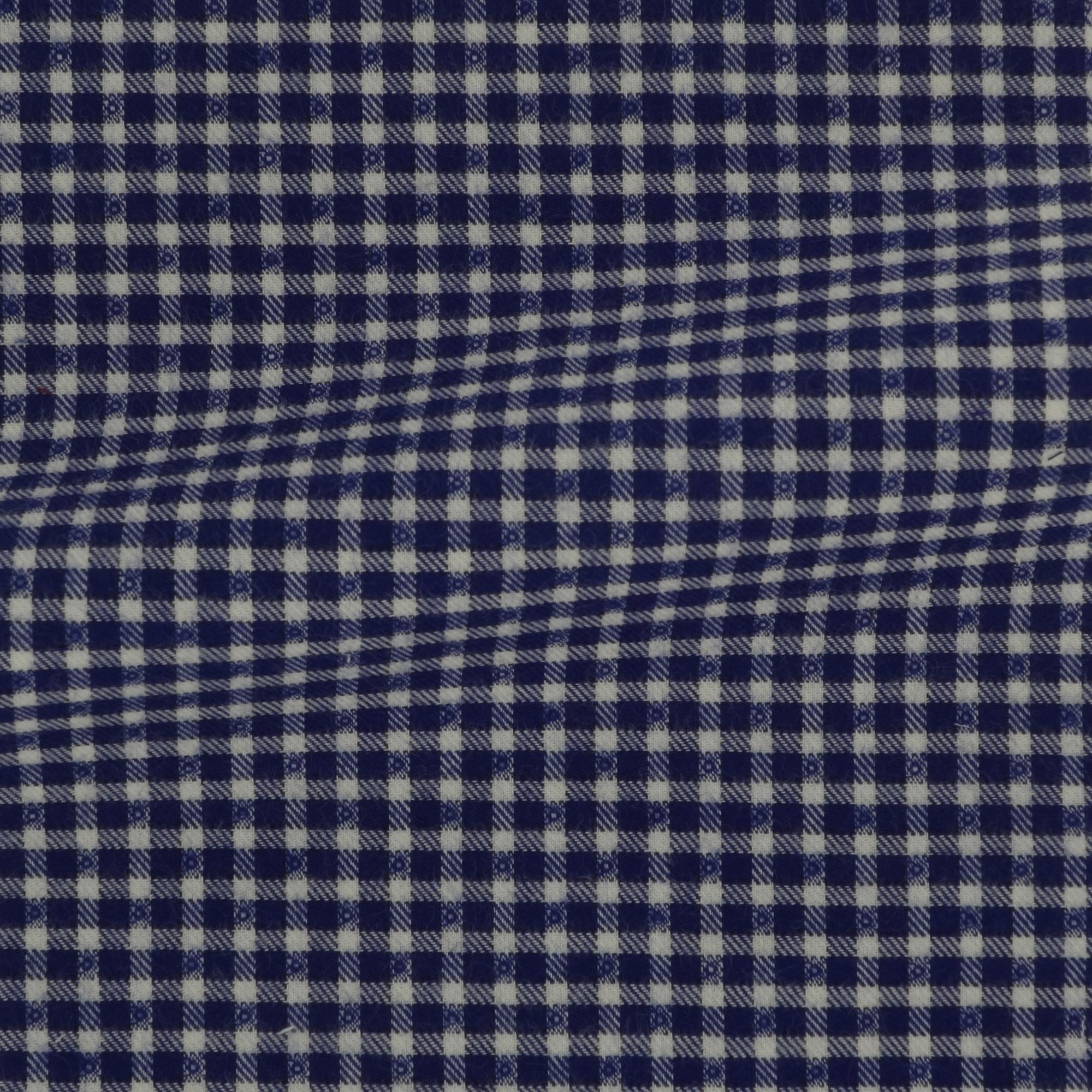 Twill Carreaux Bleu