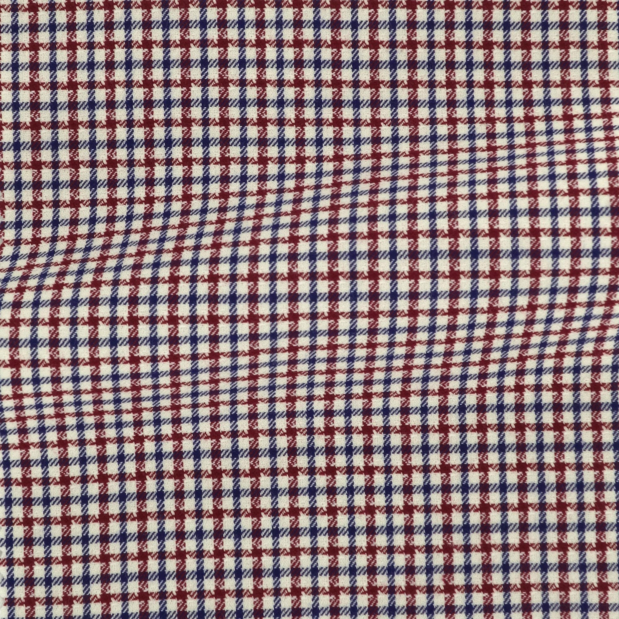 Twill Carreaux Bleu Rouge