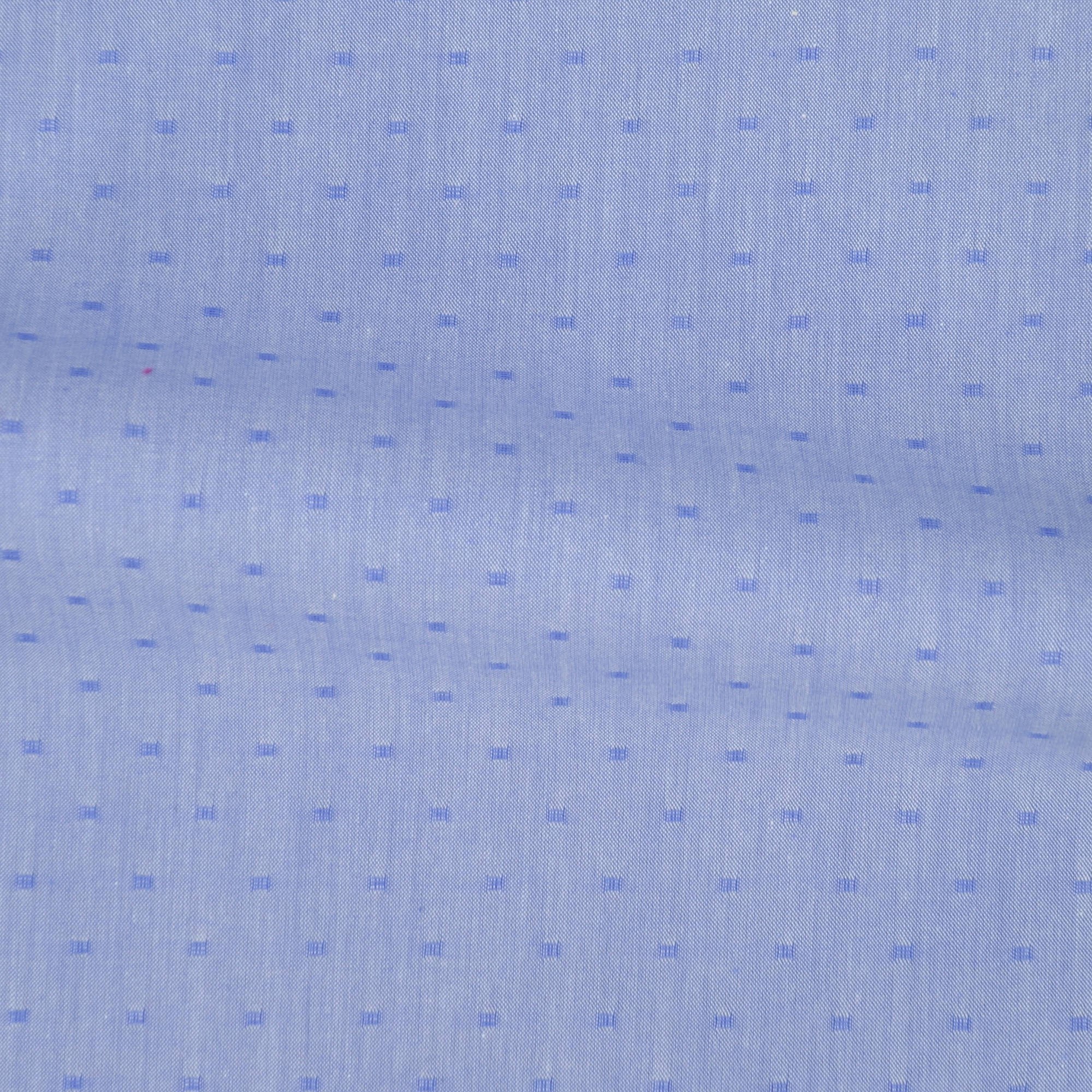 Popeline Motif Bleu