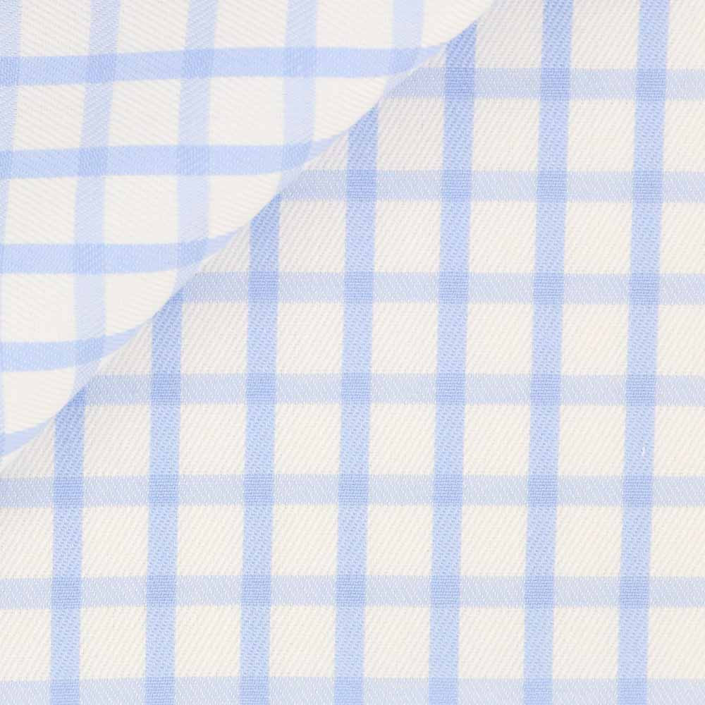 Twill Carreaux Bleu