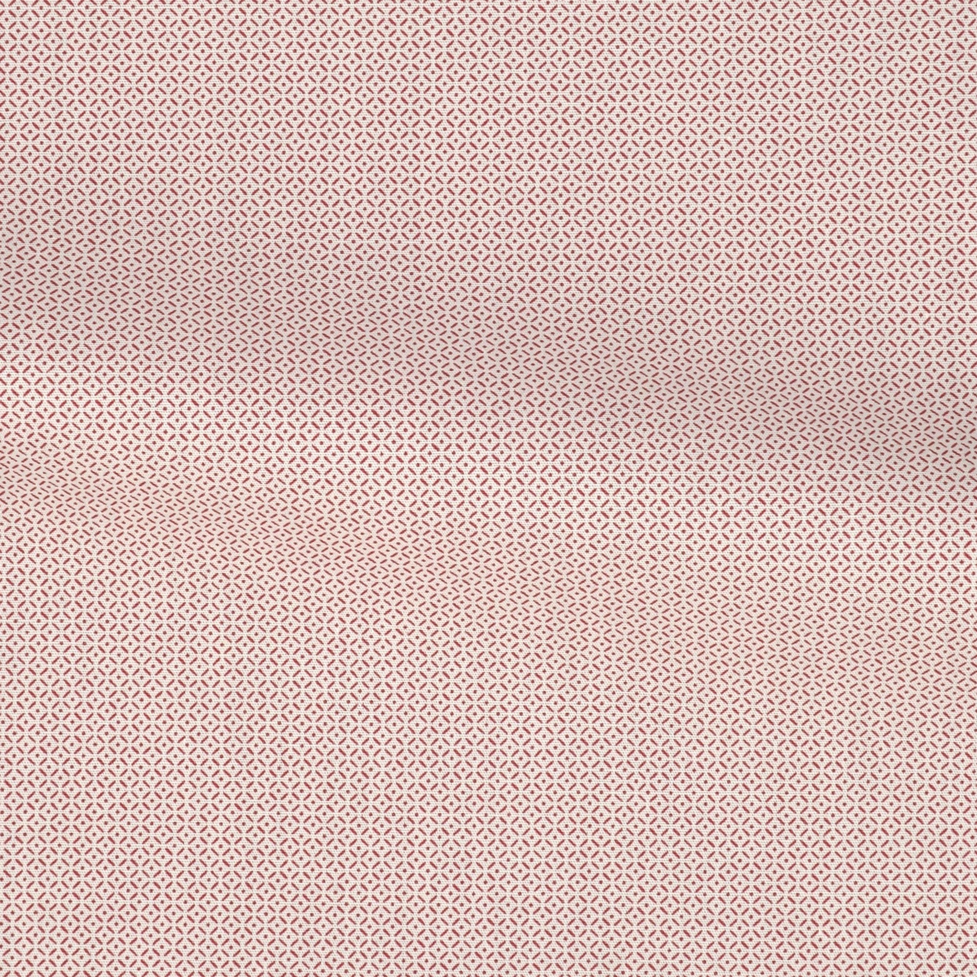 Popeline Motif Rouge