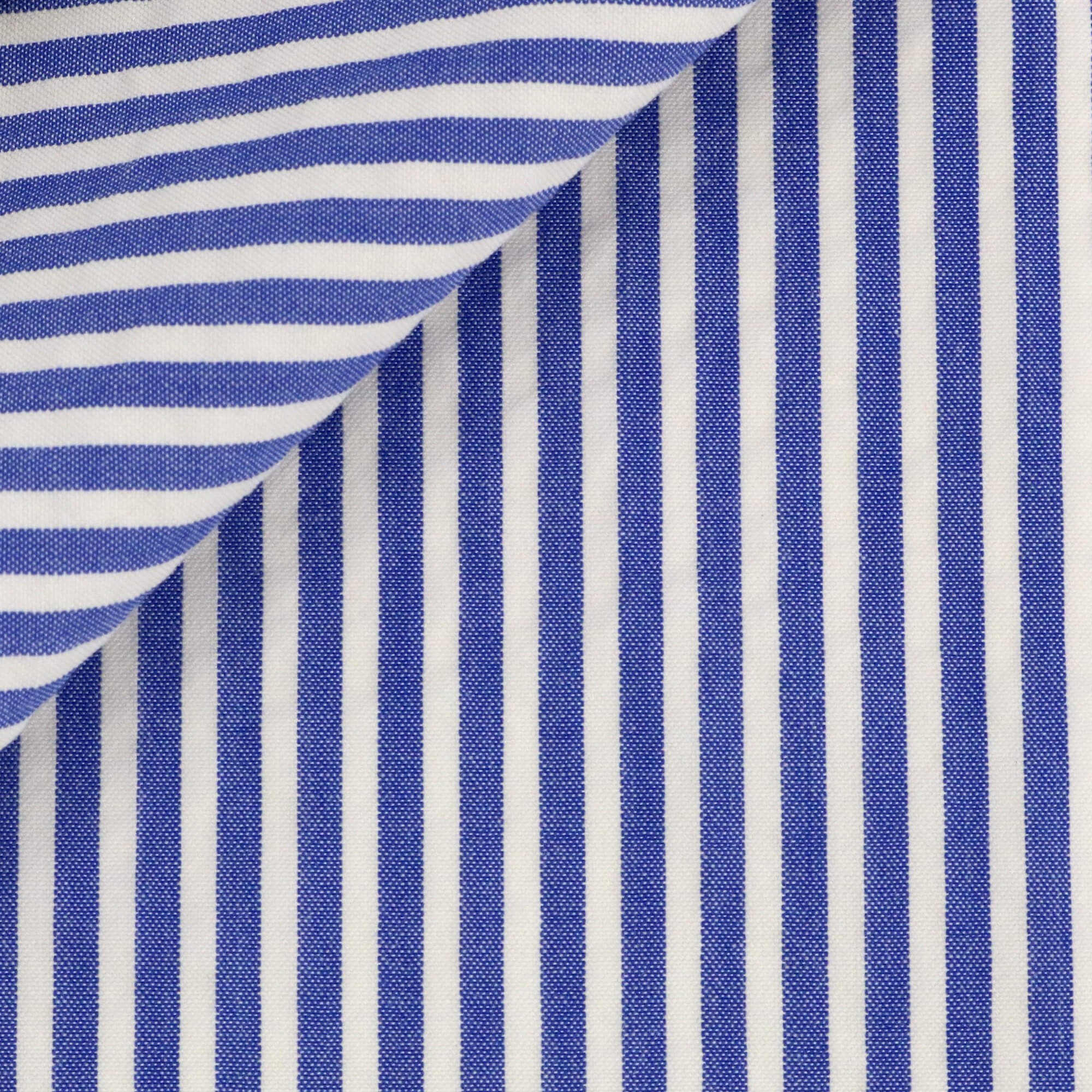 Seersucker Rayé Bleu