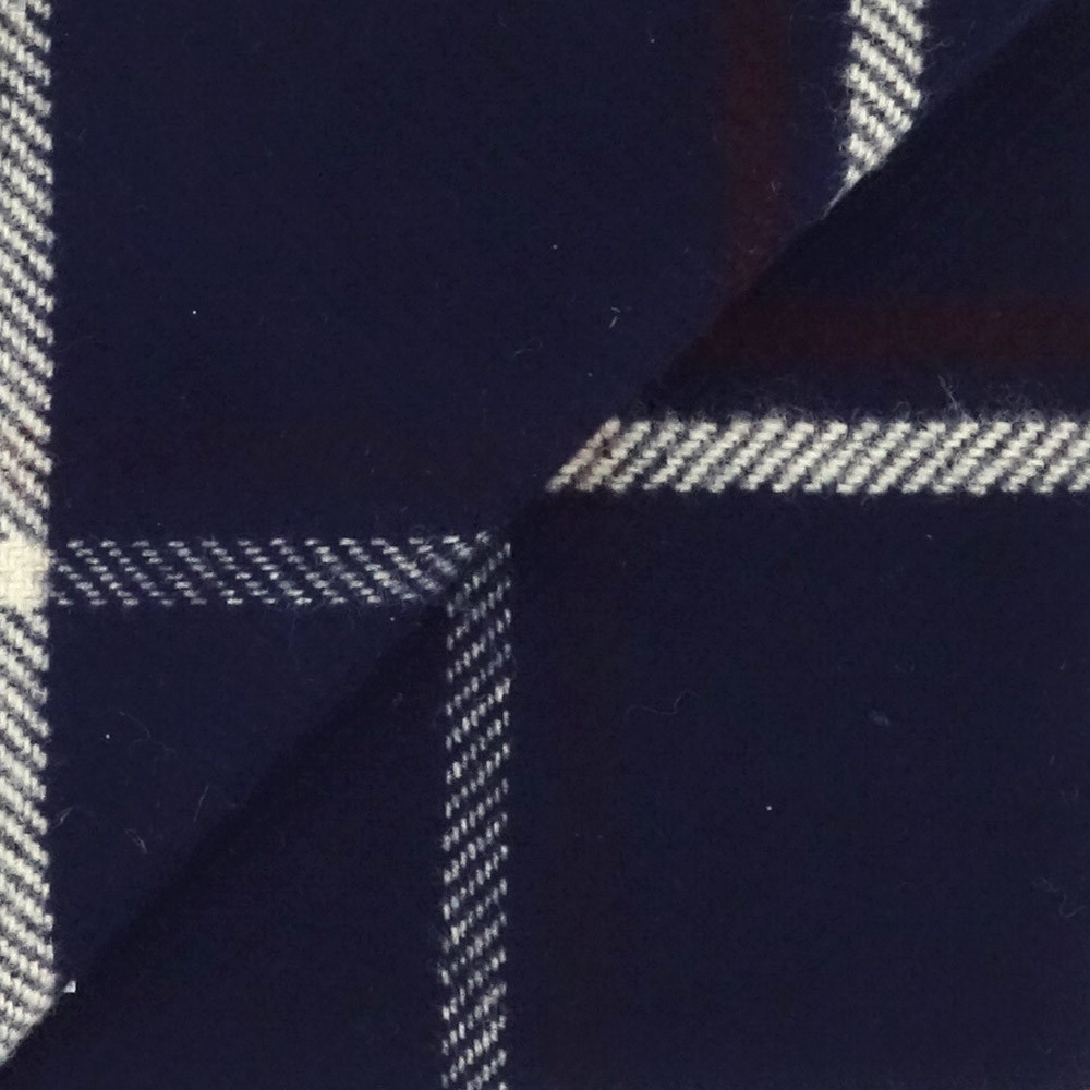 Flanelle Carreaux Bleu