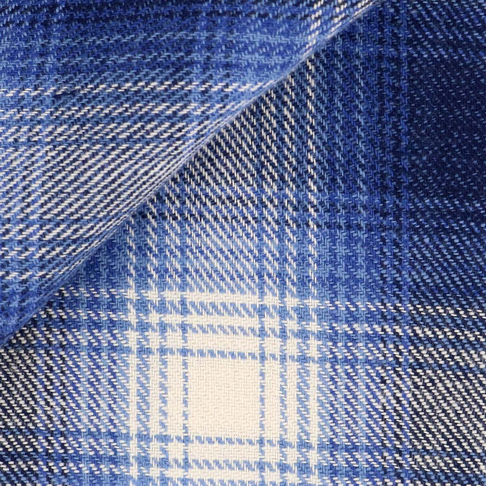 Flanelle Carreaux Bleu