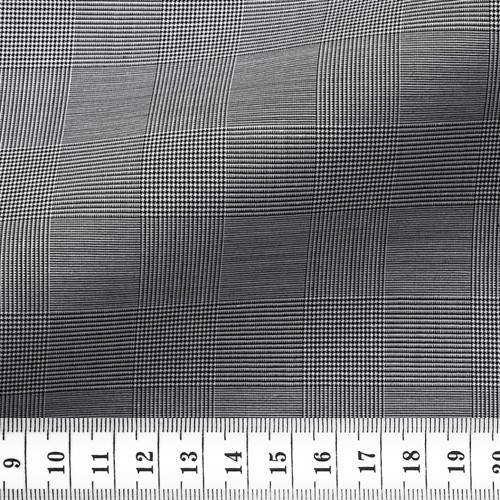 Popeline Carreaux Noir